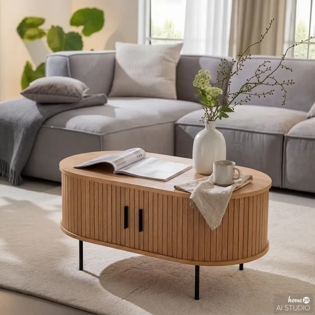 Kommode Couchtisch | Holztöne