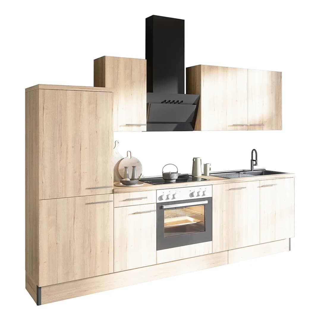 Küchenzeile Variante C | Braun