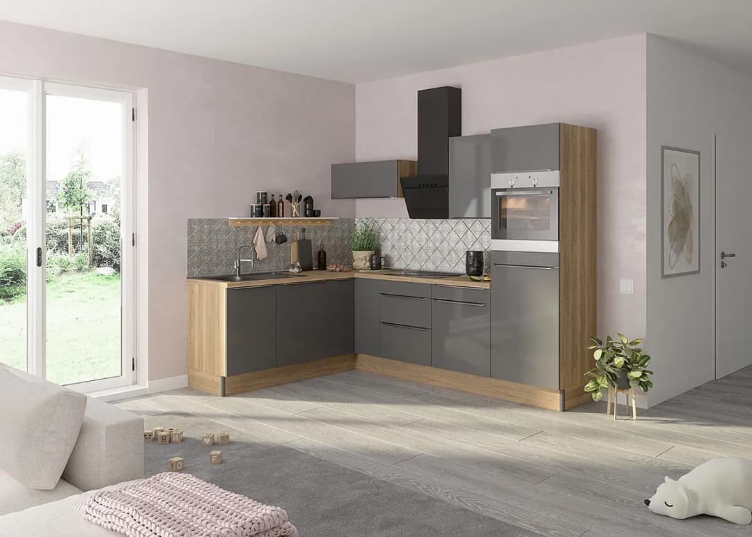 Eckküche Variante C | Braun