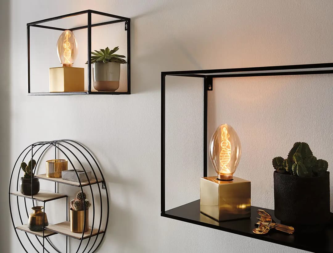 LED-Leuchtmittel Inner Glow Helix Typ B | Gold
