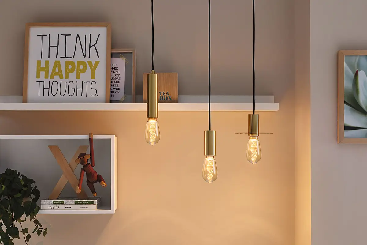 LED-Leuchtmittel Inner Glow Helix Typ C | Gold