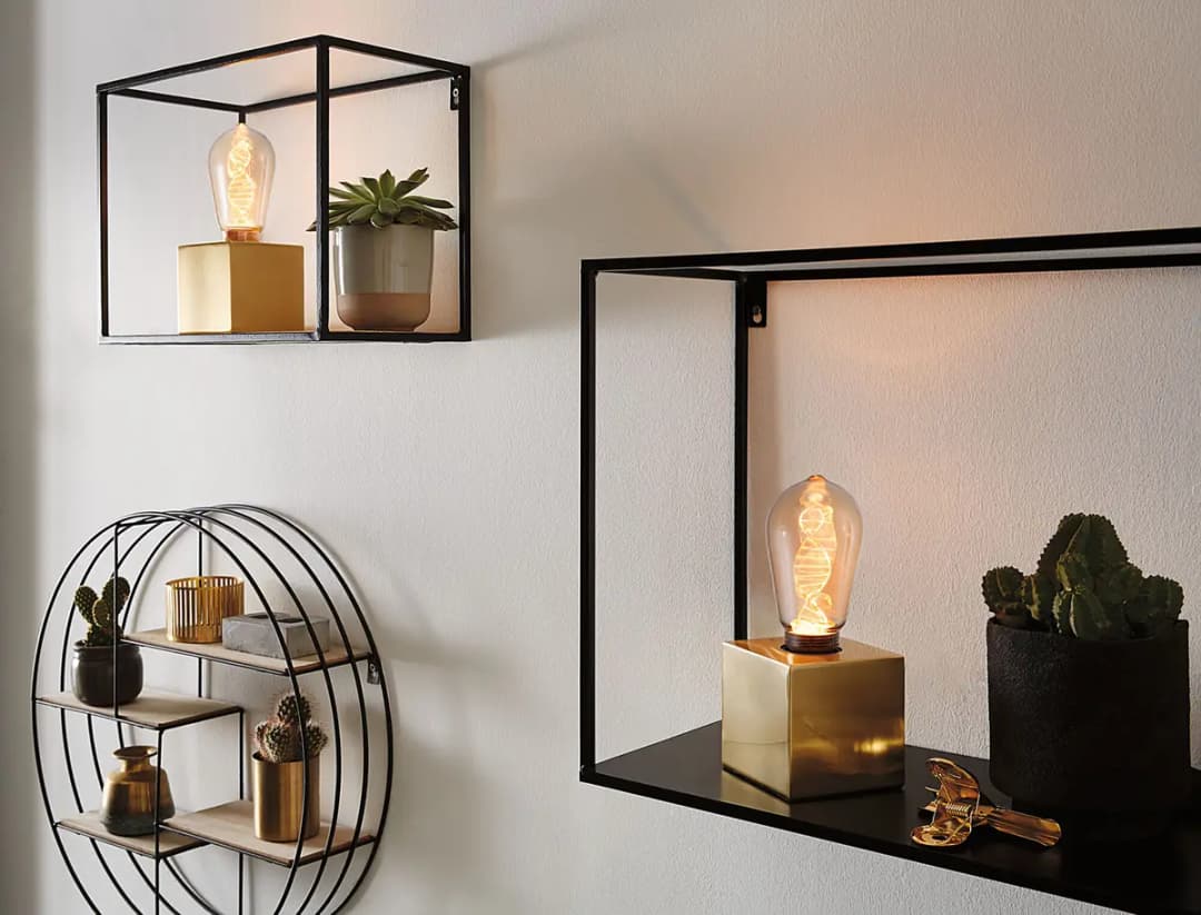 LED-Leuchtmittel Inner Glow Helix Typ C | Gold