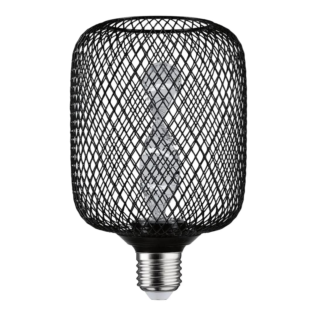 LED-Leuchtmittel Glow Zyl Helix | Schwarz