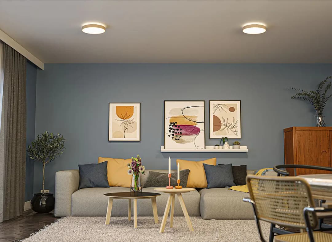 LED-Deckenleuchte Cosara | Beige