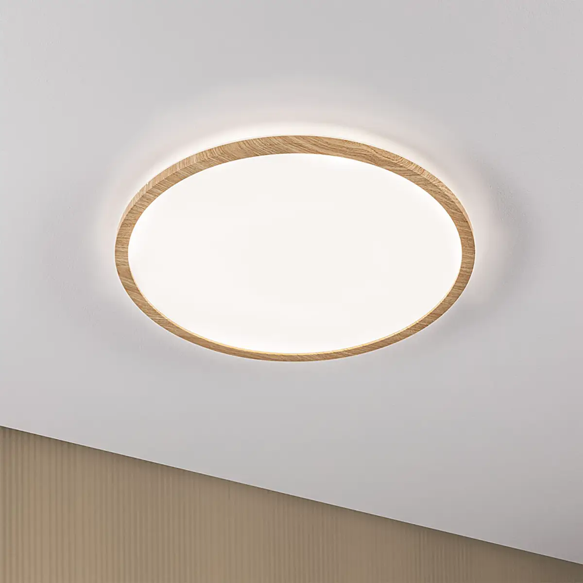 LED-Deckenleuchte Atria Shine | Braun