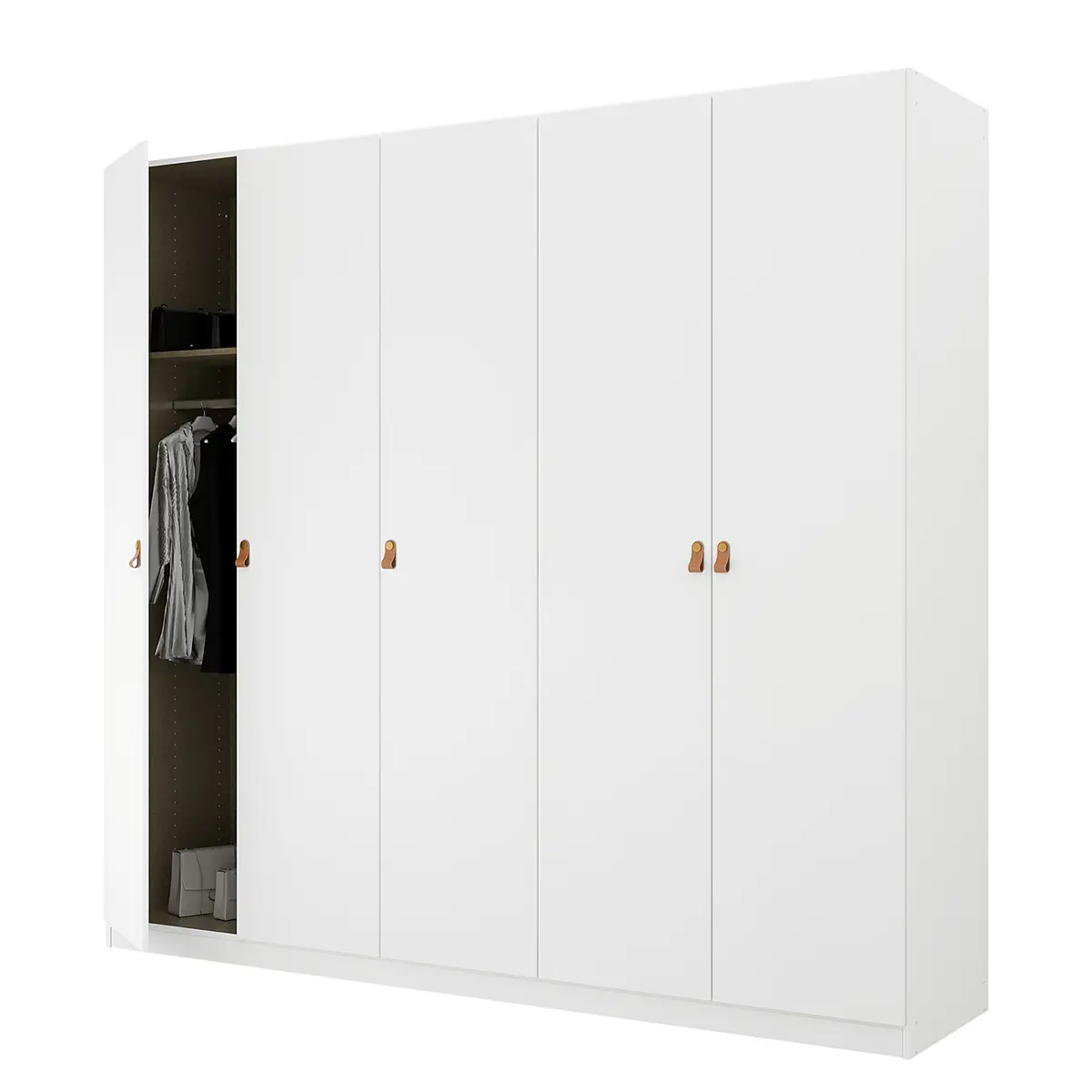 Drehtürenschrank Homey | Weiß