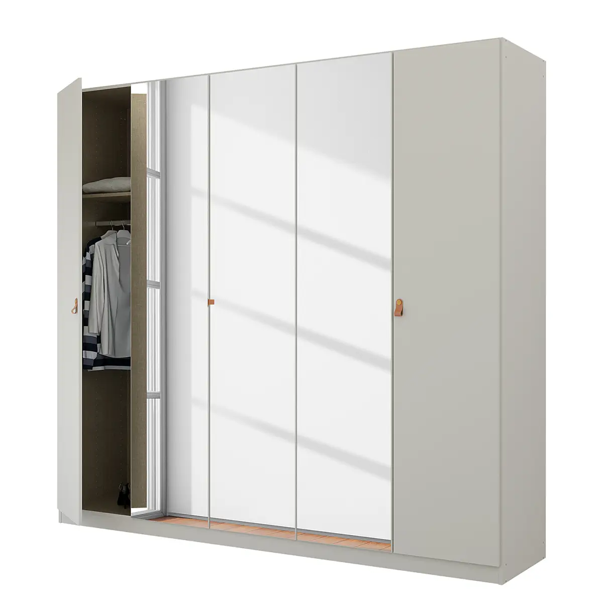 Drehtürenschrank Homey | Grau