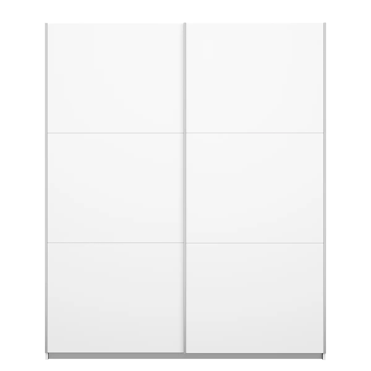 Schwebetürenschrank Aurelio 175cm Weiß/Alpinweiß Basic | Weiß