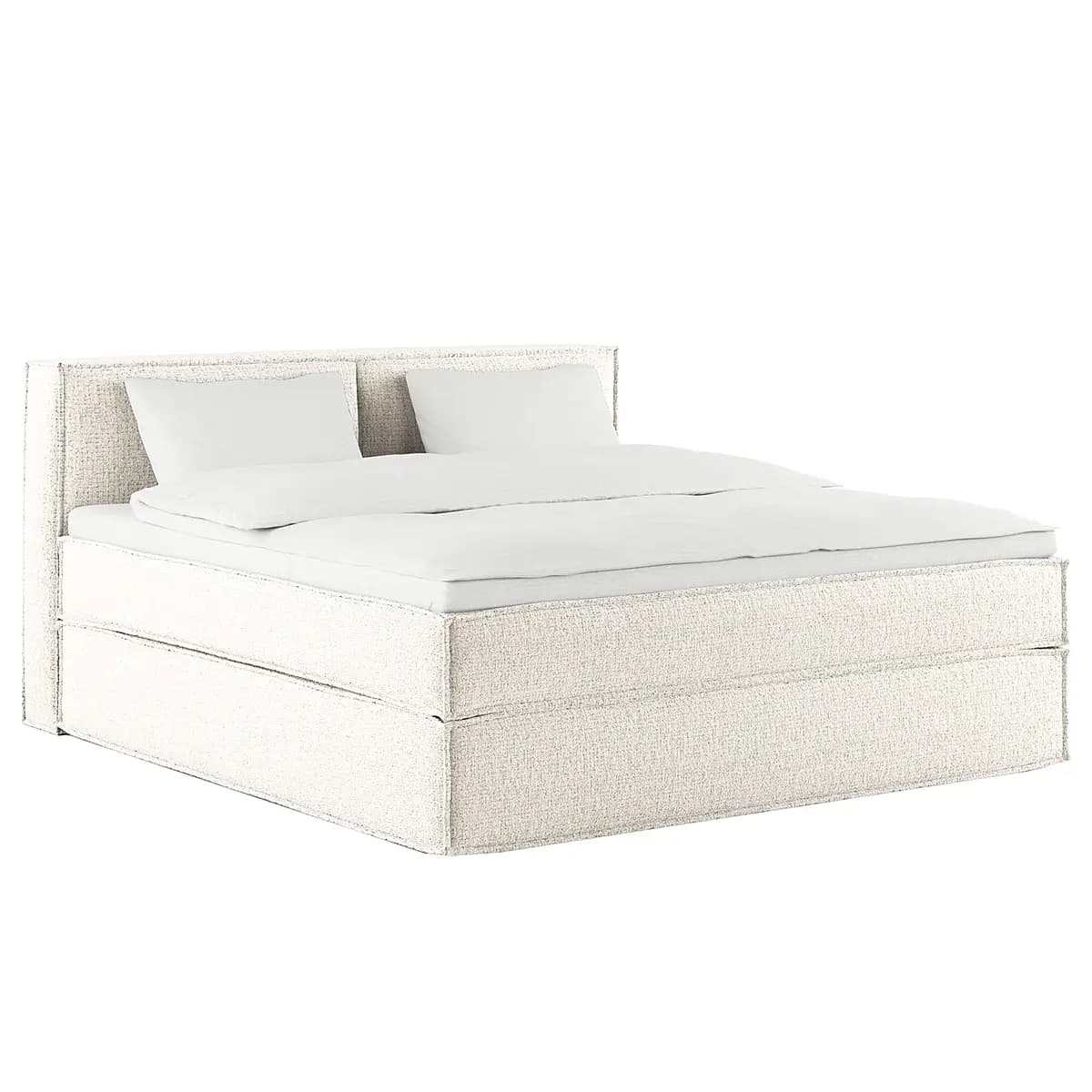 Premium Boxspringbett KINX | Weiß