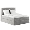 Premium Boxspringbett mit Kopfteil 140 x 200cm Samt Onoli