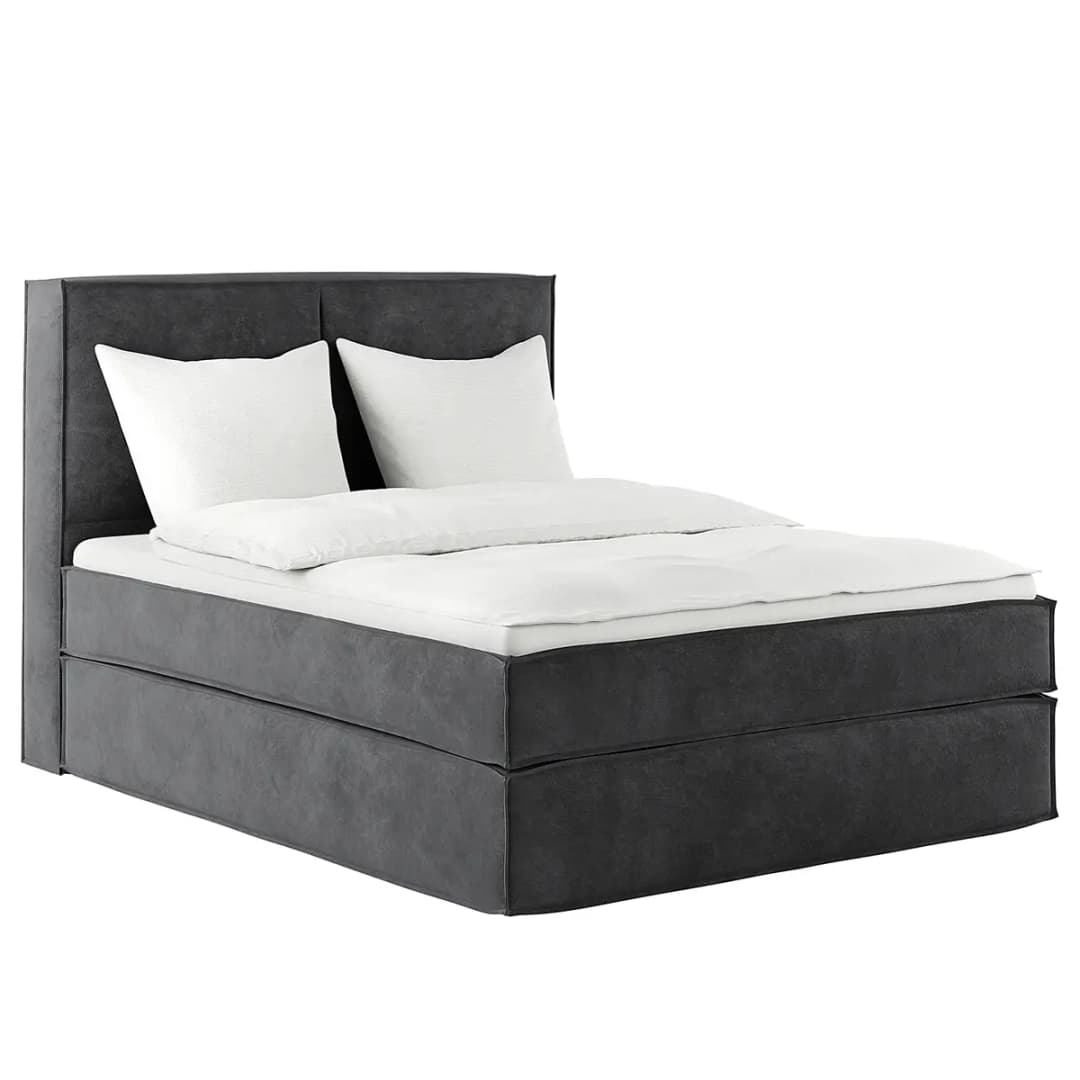 Premium Boxspringbett Kinx | Grau