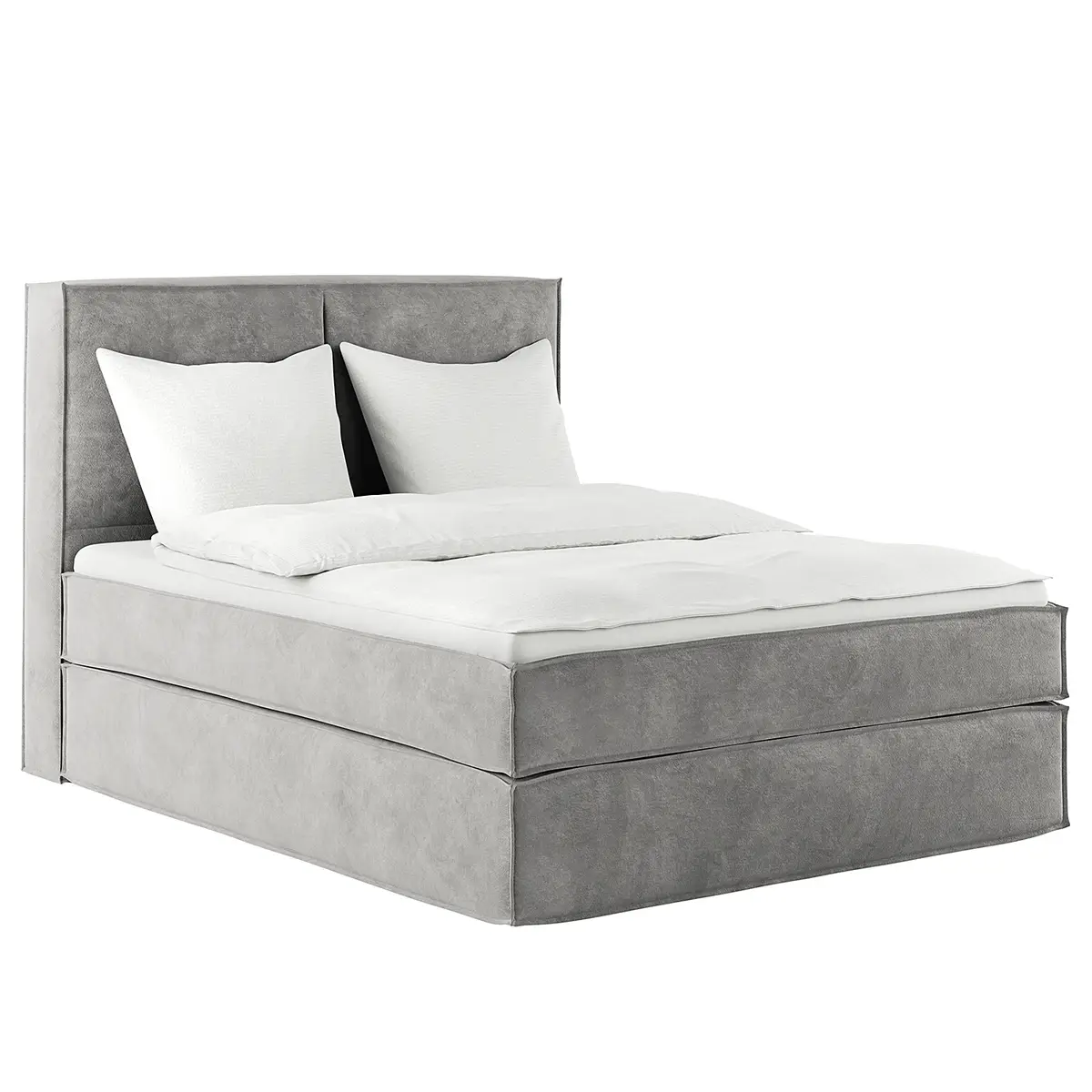 Premium Boxspringbett mit Kopfteil 140 x 200cm Samt Onoli