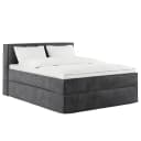 Premium Boxspringbett mit Kopfteil 140 x 200cm Samt Onoli