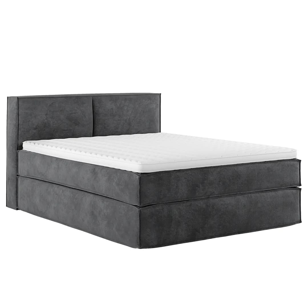 Premium Boxspringbett mit Kopfteil 140 x 200cm Samt Onoli