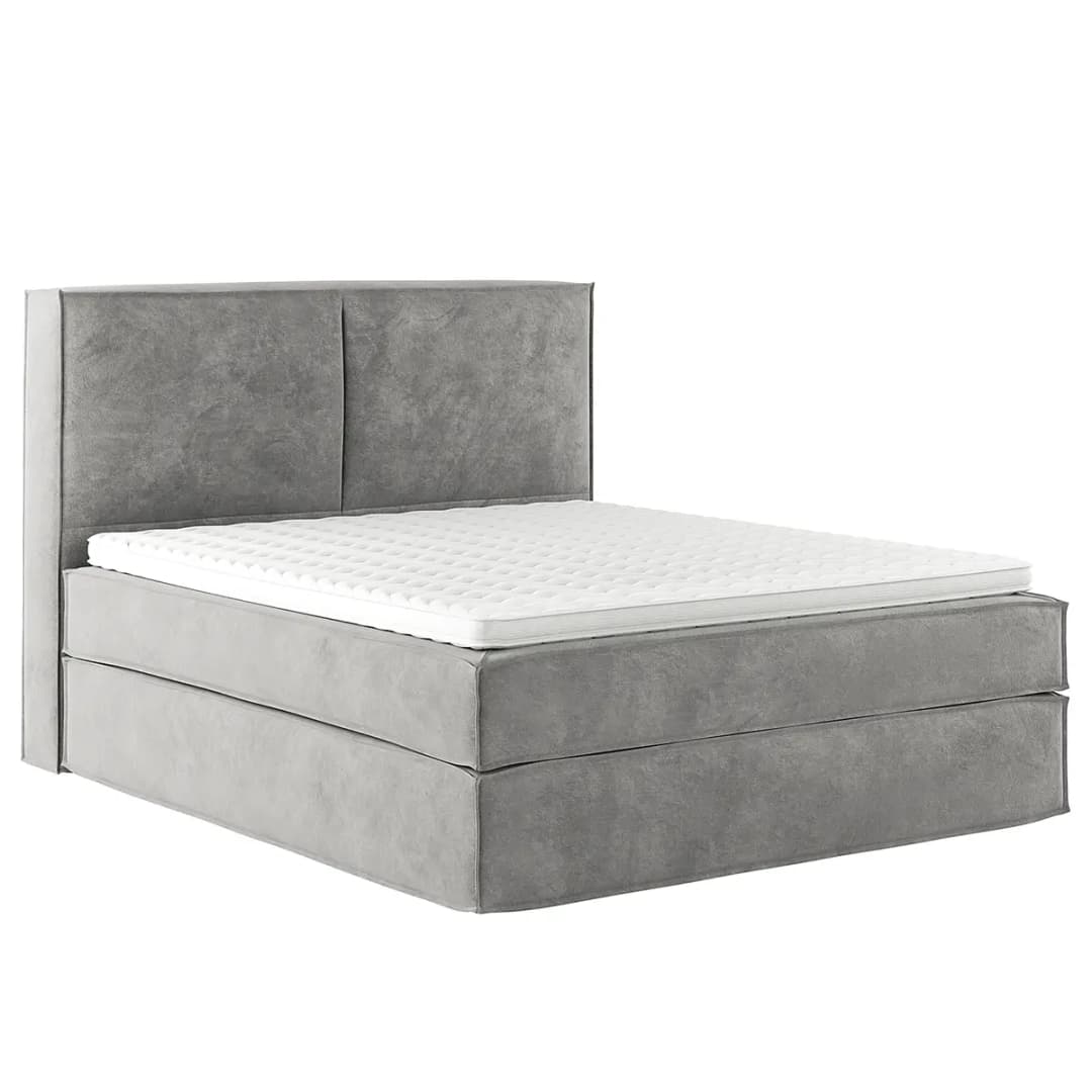 Premium Boxspringbett mit Kopfteil 180 x 200cm Samt Onoli