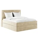 Premium Boxspringbett mit Kopfteil 180 x 200cm Samt Onoli Beige