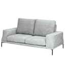 2,5-Sitzer Sofa Grau Webstoff Stormy | Grau