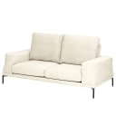 2,5-Sitzer Sofa Beige Webstoff Stormy | Beige