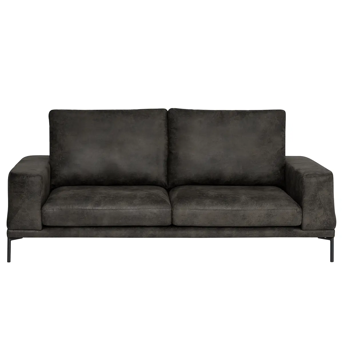 Sofa 3-Sitzer Grau Microfaser Goda | Grau