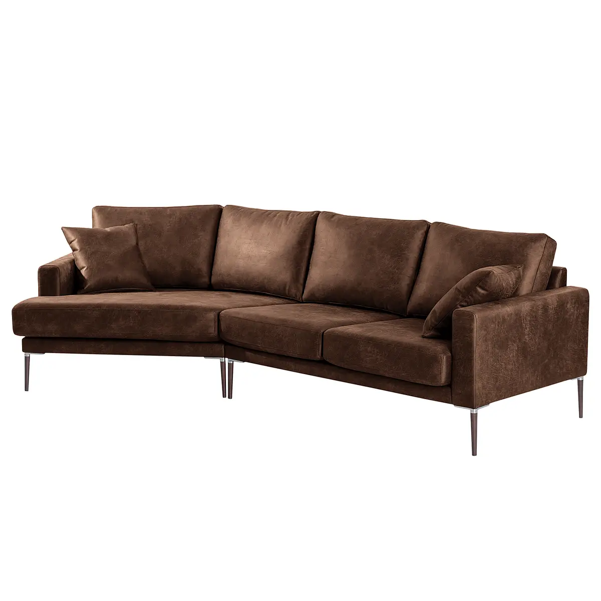 Ecksofa Yaka | Braun