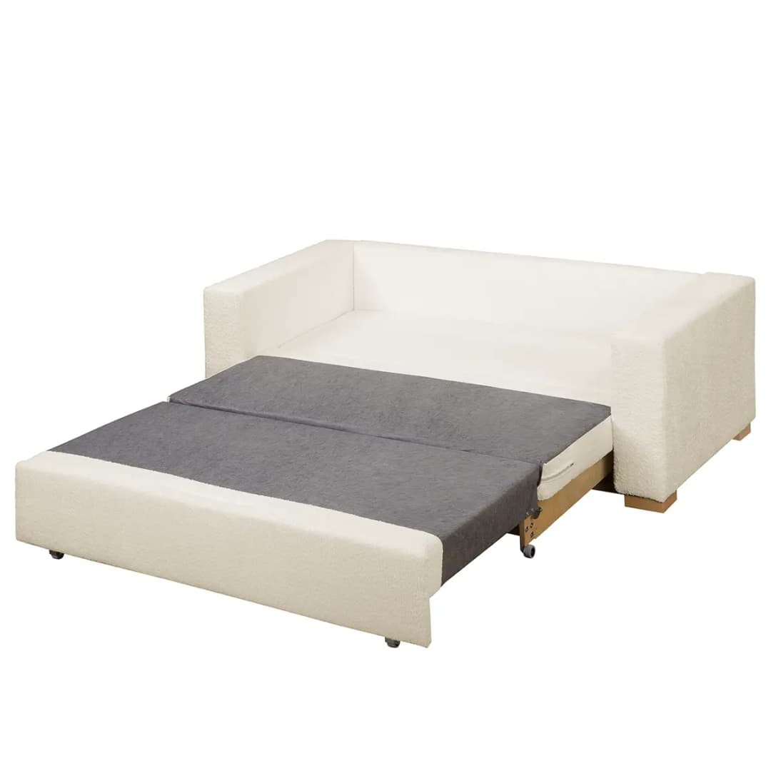 Schlafsofa Abby | Weiß