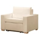 Schlafsessel Basic Beige/Beige Bouclé Stoff Abby | Beige