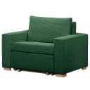 Schlafsessel Basic Grün/Tannengrün Cordstoff Poppy | Grün