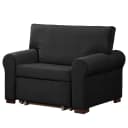 Schlafsessel Basic Country Krysia | Schwarz
