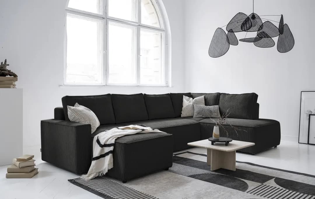 Wohnlandschaft Poppy | Grau