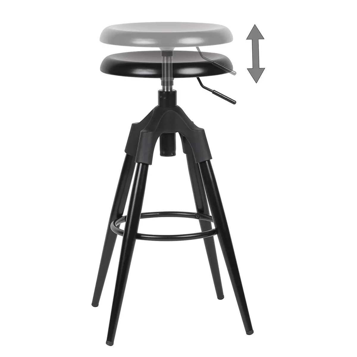Barhocker Aftas | Schwarz