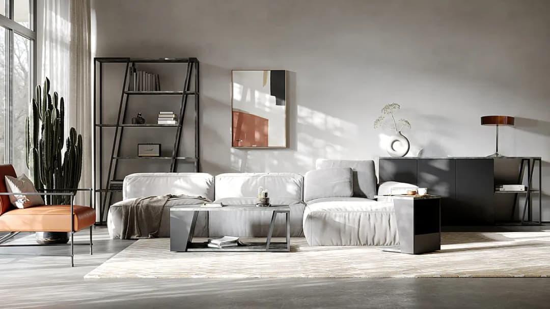 Beistelltisch Albi | Grau