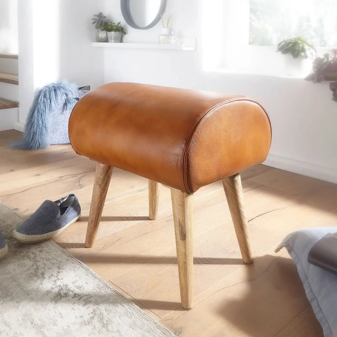 Polsterhocker Sora | Braun