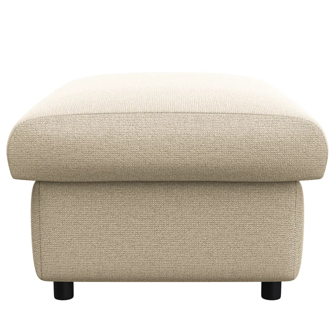 Polsterhocker Mava | Beige