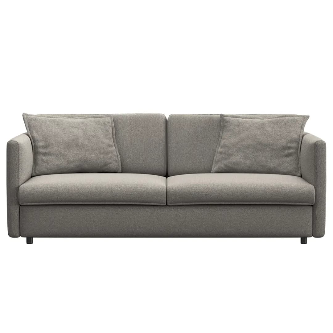 3-Sitzer Sofa Grau/Grau Webstoff Mava | Grau