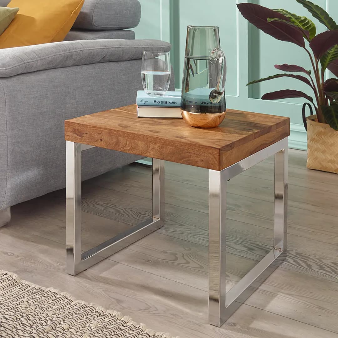 Beistelltisch Montes 45 x 45cm Braun | Braun