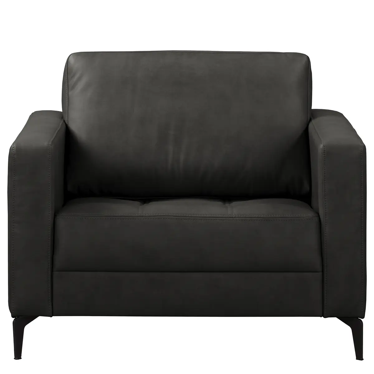 Sessel Schwarz Microfaser Gardi | Schwarz