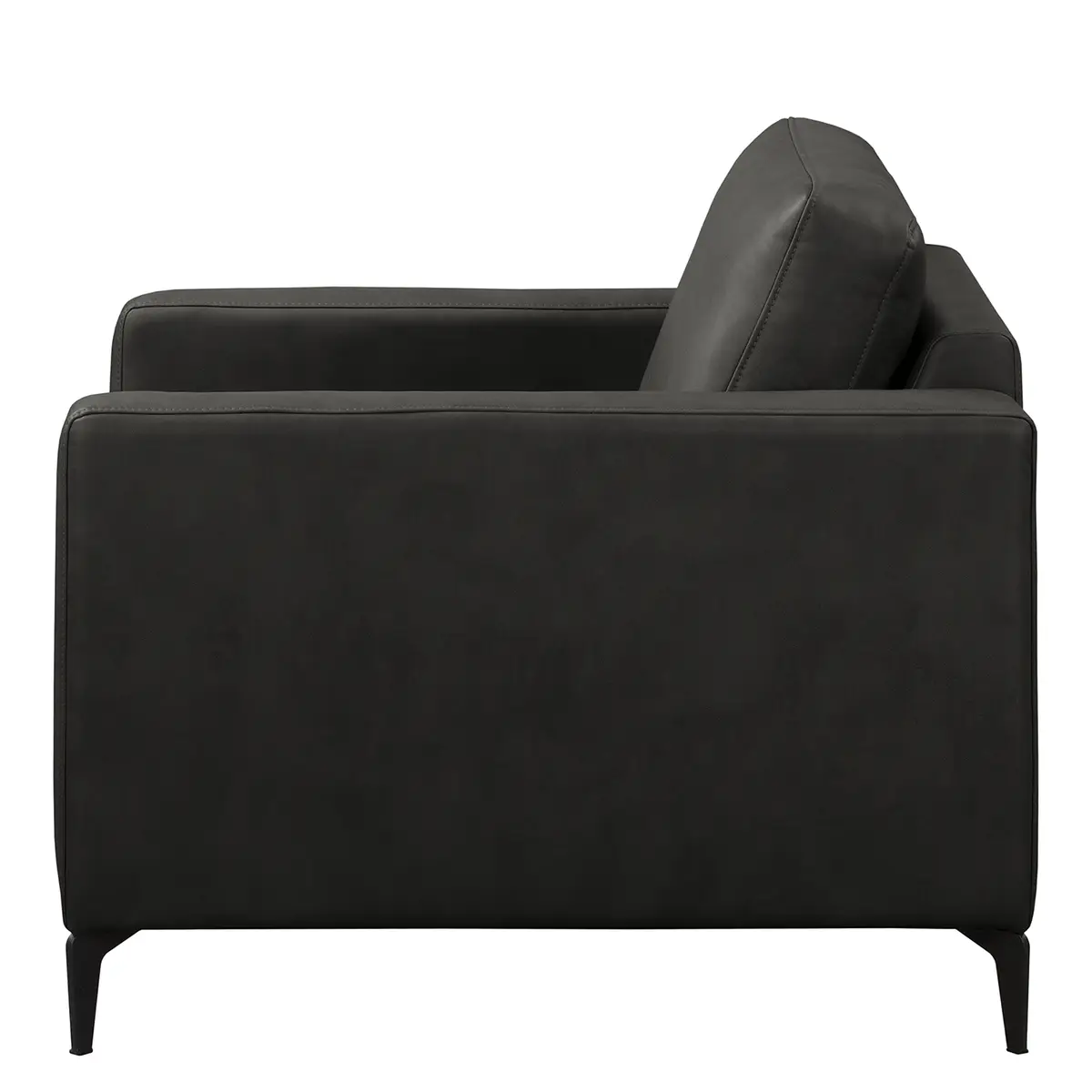 Sessel Schwarz Microfaser Gardi | Schwarz