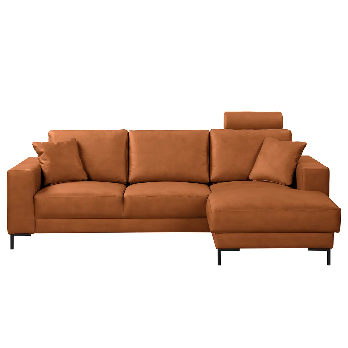 Ecksofa mit Longchair Gardi | Braun