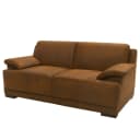2-Sitzer Sofa Braun Microfaser Medea | Braun