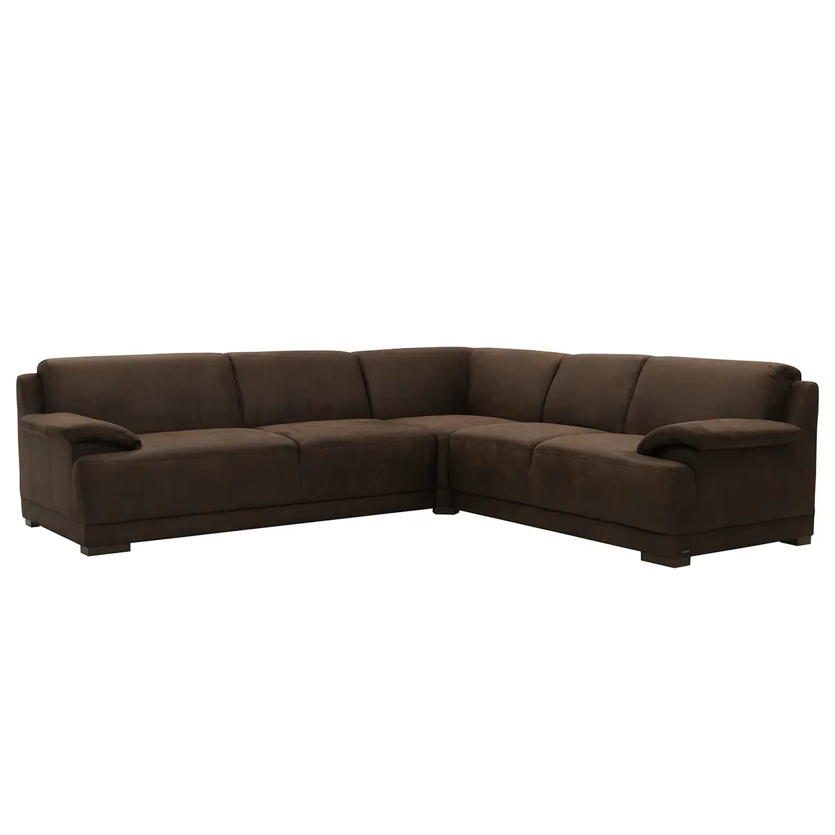 Boxspring-Ecksofa Medea | Braun
