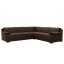 Boxspring-Ecksofa Medea | Braun
