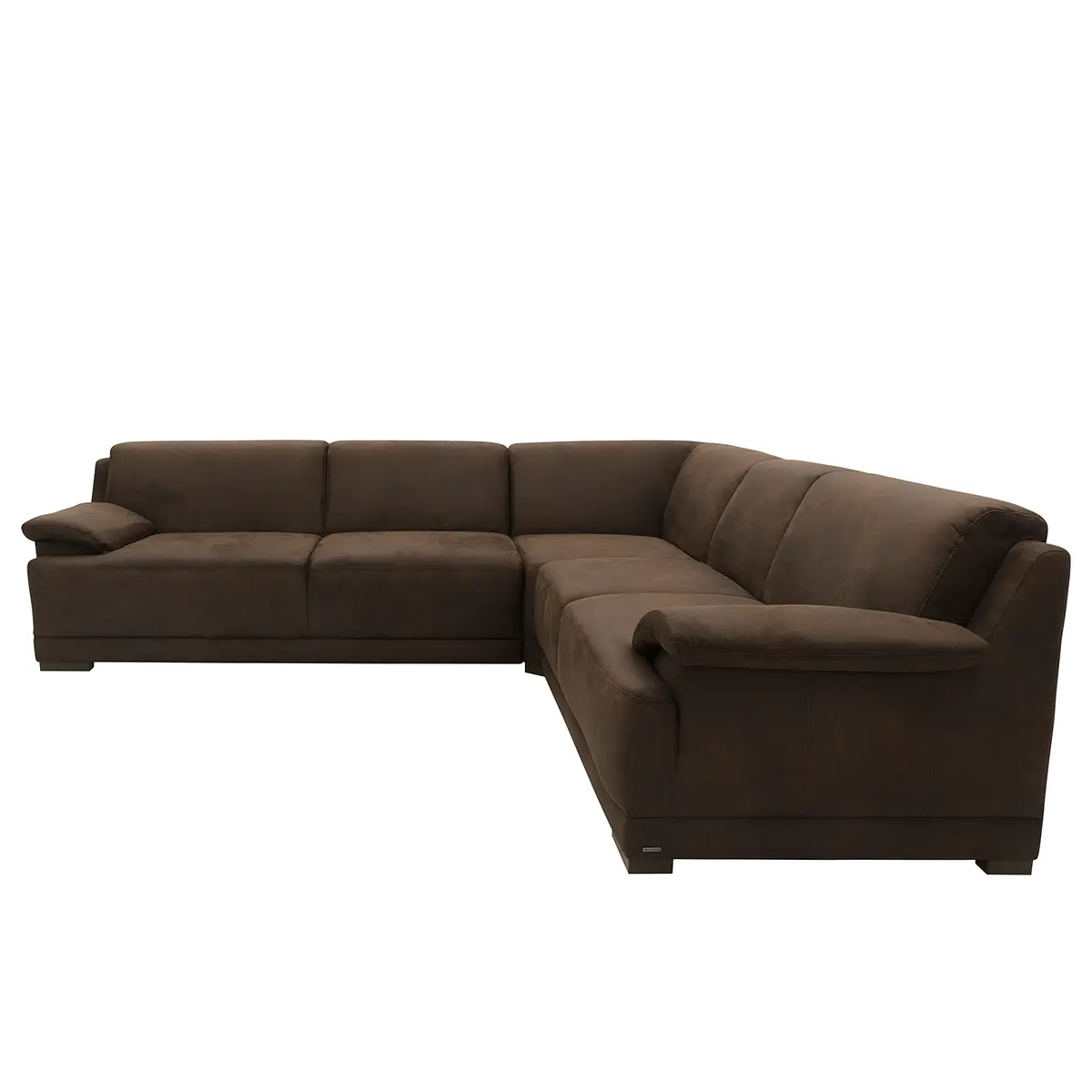 Boxspring-Ecksofa Medea | Braun