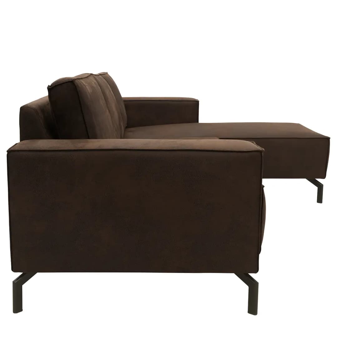 Ecksofa Durgen | Braun