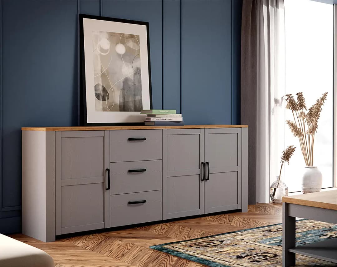 Sideboard Vassia | Grau