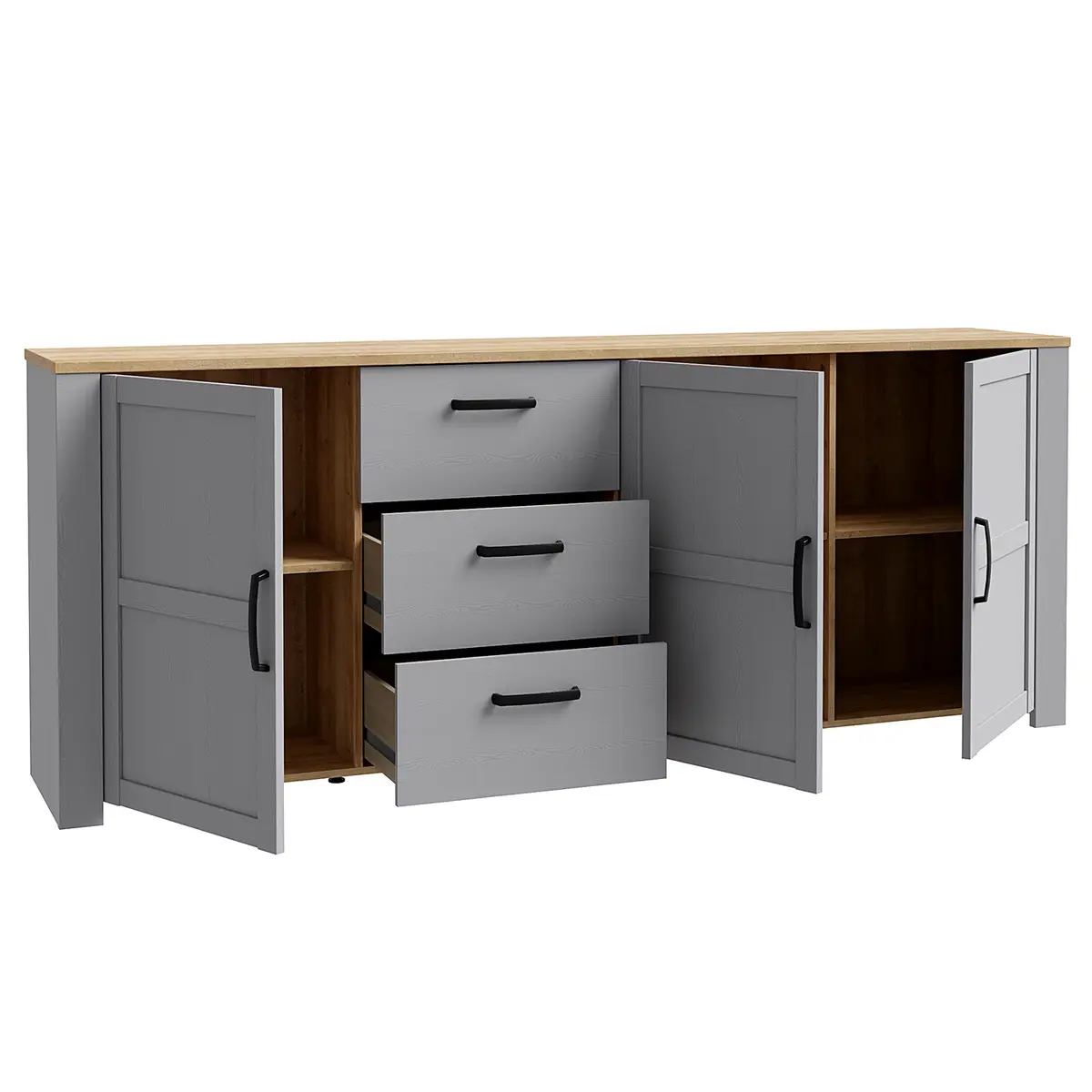 Sideboard Vassia | Grau