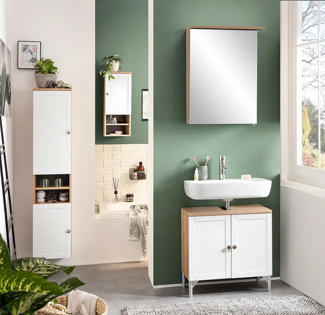 Waschbeckenunterschrank Jesper 60 cm | Holztöne
