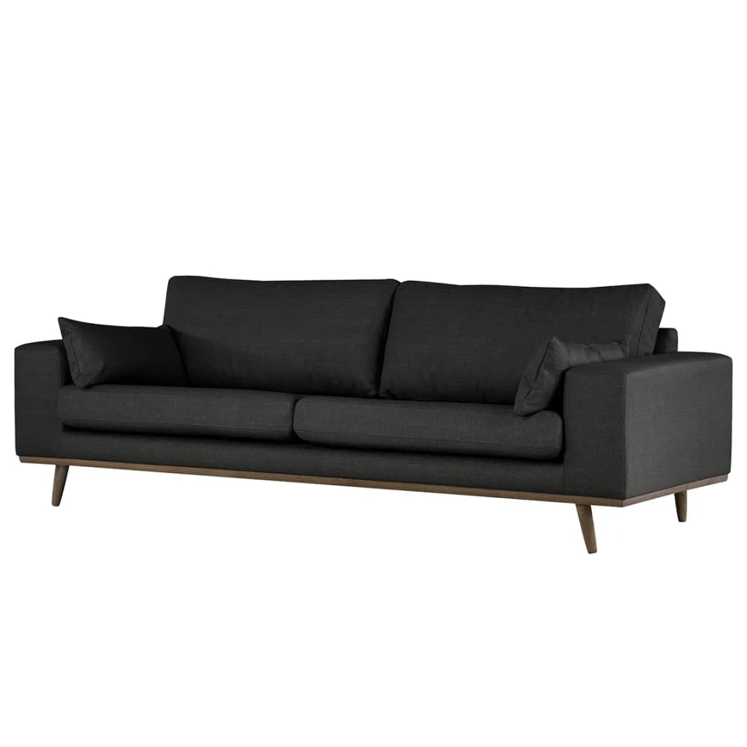 3-Sitzer Sofa Otrera | Schwarz
