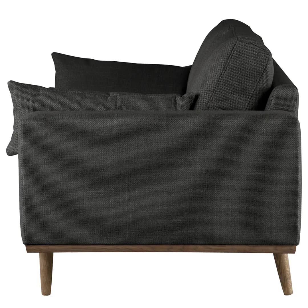 3-Sitzer Sofa Otrera | Schwarz