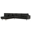 Ecksofa Otrera | Schwarz