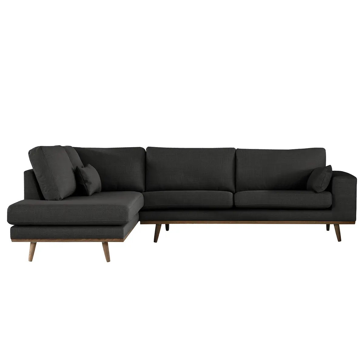 Ecksofa Otrera | Schwarz